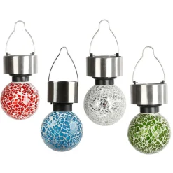 Led-Solar-Hangeleuchte Mosaikball 6Cm