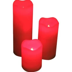 Led-Wachskerzen Mit Farbwechsler 3Er-Set