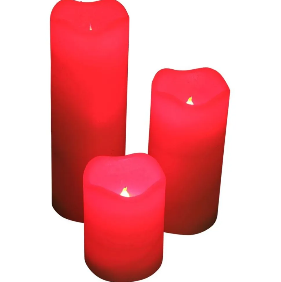 Led-Wachskerzen Mit Farbwechsler 3Er-Set