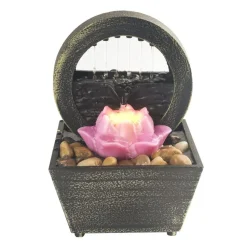 Led-Zimmerbrunnen Lotus