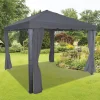 Luxus-Triangel-Pavillon Anthrazit