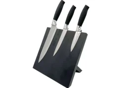 Messerblock Mit Magnetfront 21,5X14X21,5Cm Schwarz