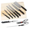 Messer-Set Mit Schneidebrett 11-Teilig