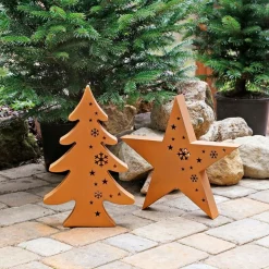 Metall-Deko Stern Im Cut-Out Design