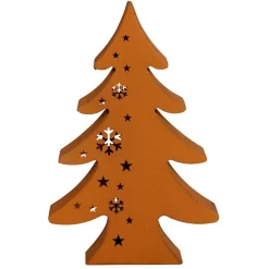 Metall-Deko Tanne Im Cut-Out Design 40Cm