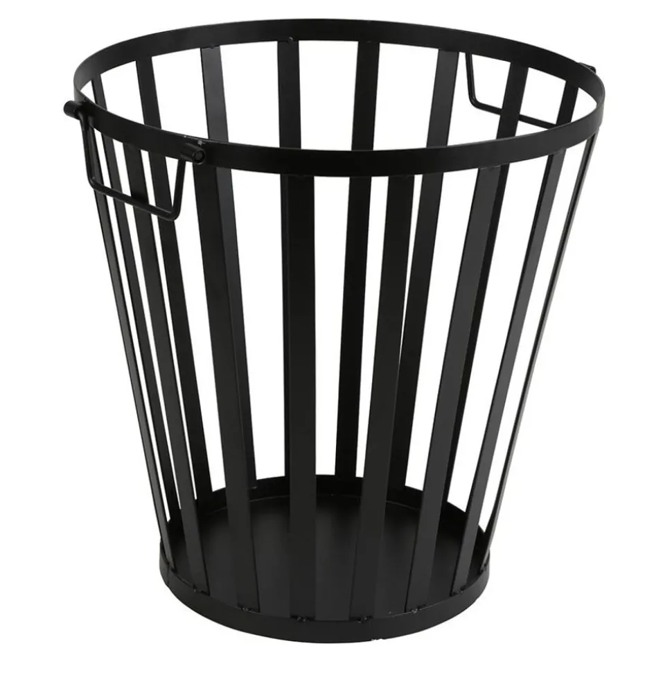 Metall-Feuerkorb 34X35Cm Schwarz