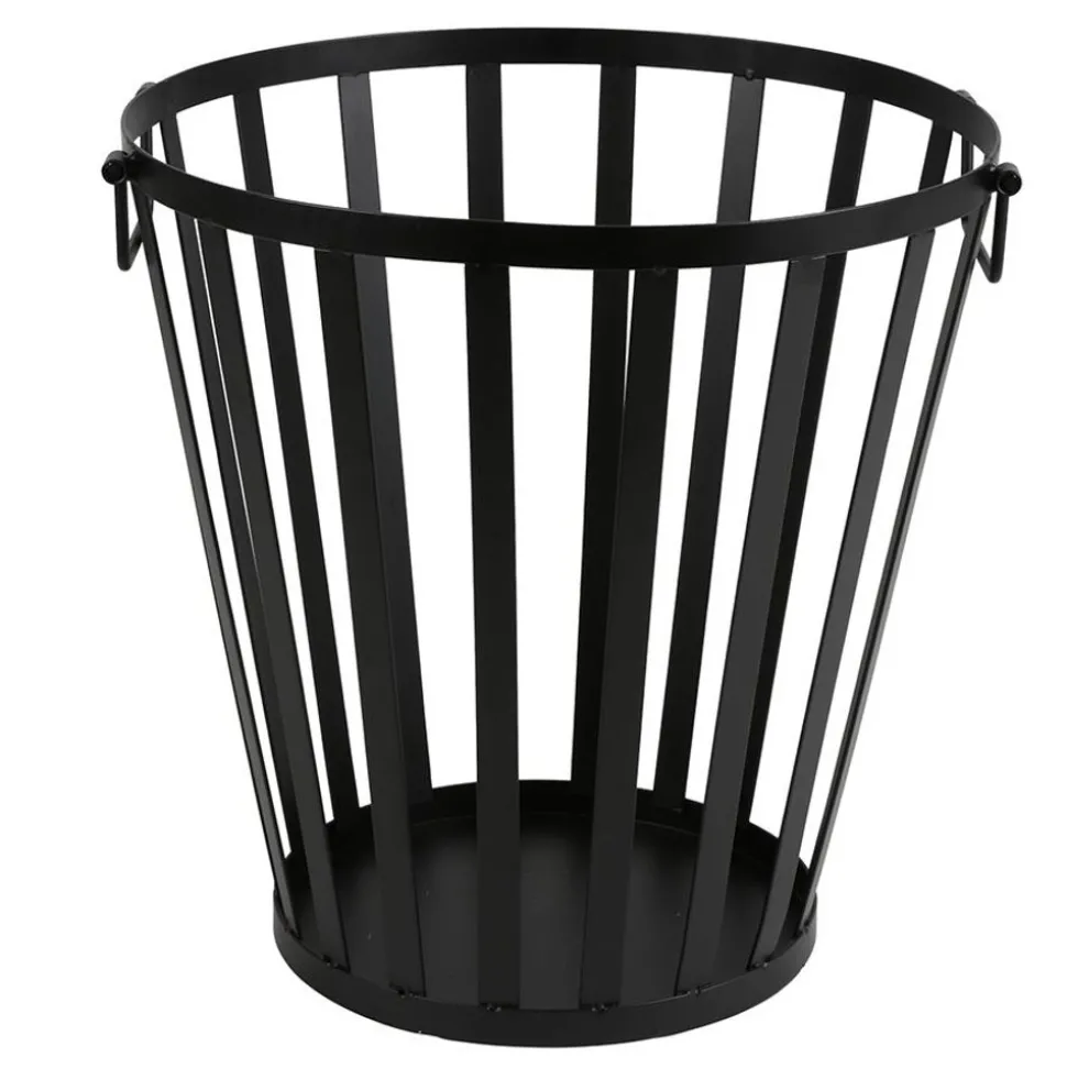 Metall-Feuerkorb 34X35Cm Schwarz