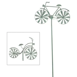 Metall-Gartenstab Fahrrad 160Cm Antik-Grun