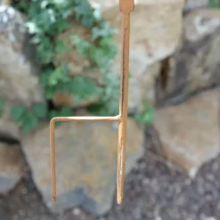 Metall-Gartenstecker Herz 25X52Cm Rostbraun