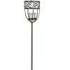 Metall-Gartenstecker Kelch 10X99Cm Rostbraun