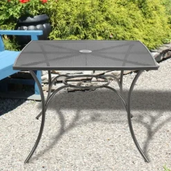 Metall-Gartentisch Paris 100X100X72Cm