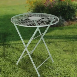 Metall-Klapptisch Antik-Grun