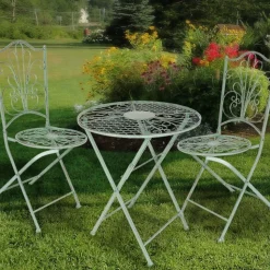 Metall-Klapptisch Antik-Grun