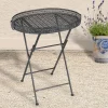Metall-Tablett-Klapptisch Vintage-Grey