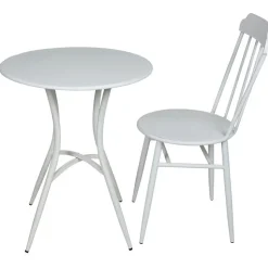 Metalltisch Scandi 59X72Cm Antik-Weis