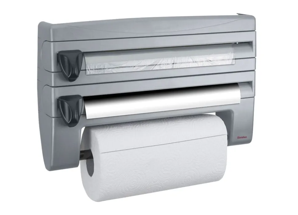 Metaltex Kuchenrollenhalter Roll´N´Roll Grau