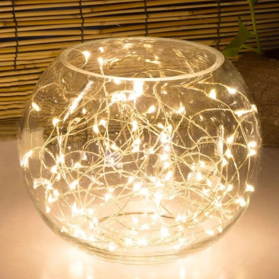 Mikro-Led-Innenlichterkette Mit Timer 4,25M 80 Leds Warmweis