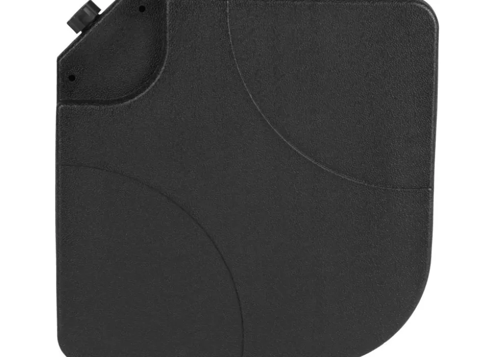 Modulare Ampelschirmplatten 4Er-Set Schwarz