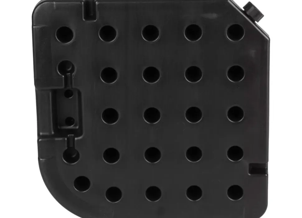 Modulare Ampelschirmplatten 4Er-Set Schwarz