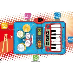 Musikmatte 2In1 Schlagzeug & Klavier