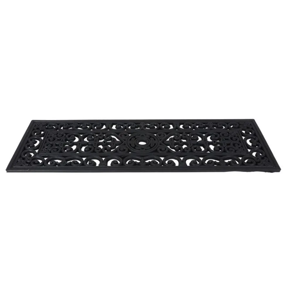 Nonblockingzerogummi-Stufenmatte In Gussoptik 74,5X25,5Cm