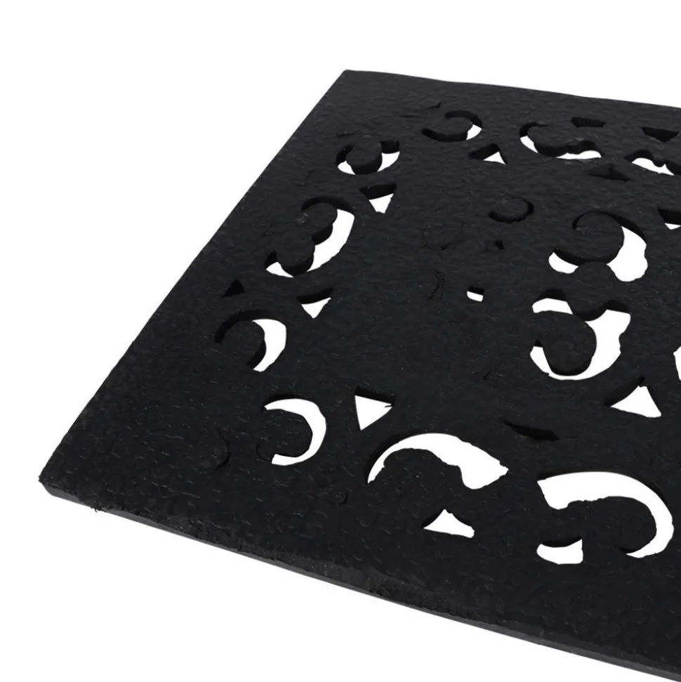 Nonblockingzerogummi-Stufenmatte In Gussoptik 74,5X25,5Cm
