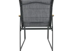 Outdoor-Loungesessel Aus Metall Mit Textilbespannung 2Er-Set