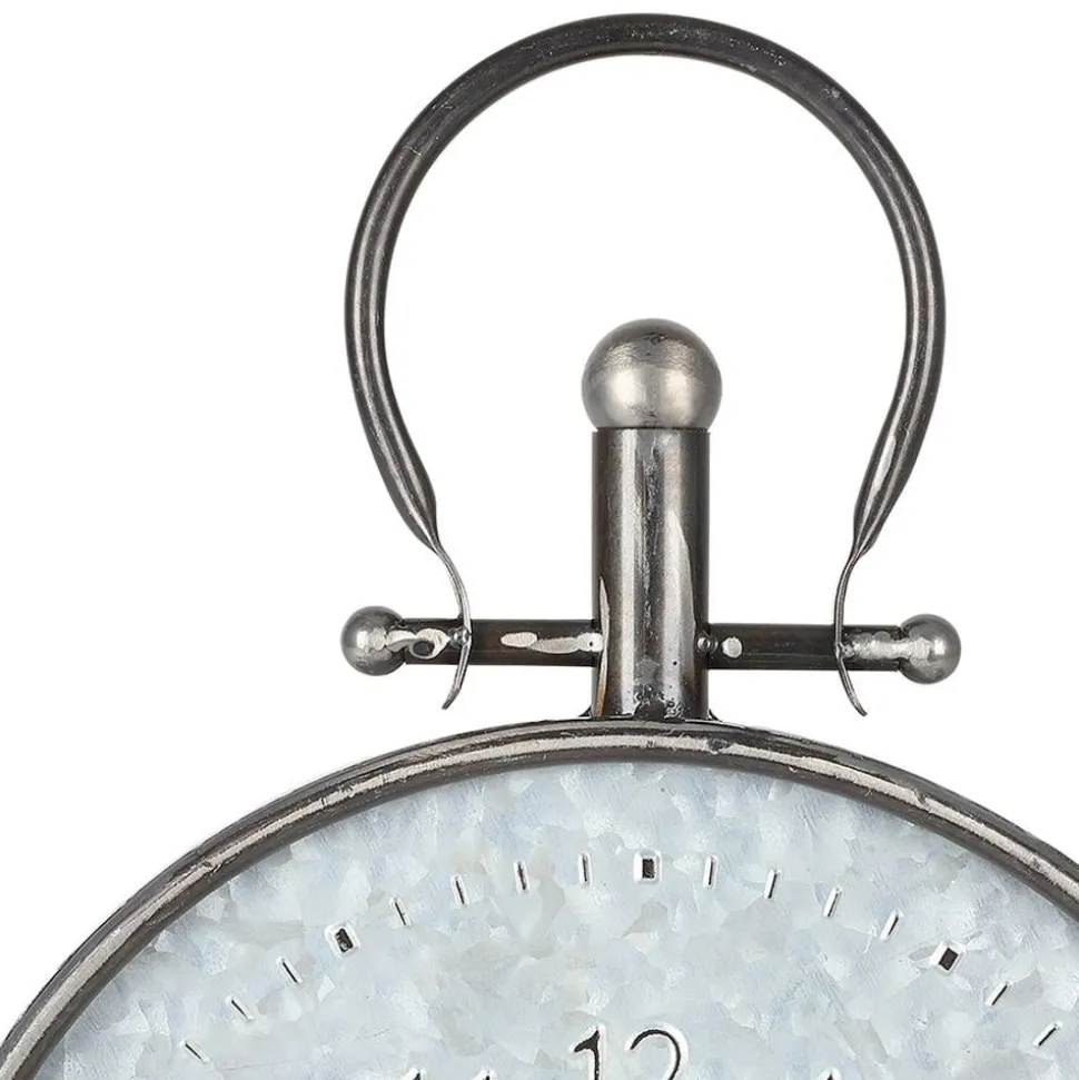 Outdoor Metall-Wanduhr Verzinkt 31,5X46Cm