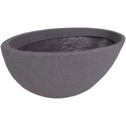 Ovaler Pflanztopf Stone 70X40Cm Grau