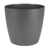 Pflanztopf Ella Mit Rollen 34,5X31Cm Anthrazit/Matt