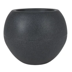 Pflanztopf Kugel 34Cm Anthrazit