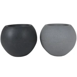 Pflanztopf Kugel 34Cm Anthrazit