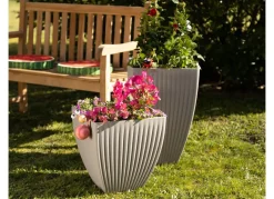 Pflanztopf Lotus 39X42X39Cm Sand