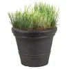 Pflanztopf Siena Rillen 43X36,5Cm Anthrazit