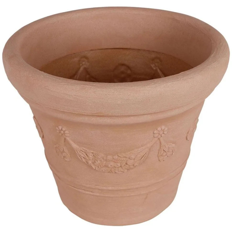 Pflanztopf Siena Traube 42X36Cm Terrakotta