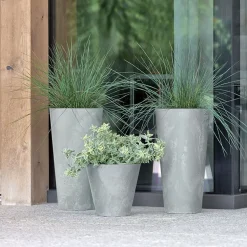 Pflanztopf Tubus Effect 30X28Cm Marengo-Grau