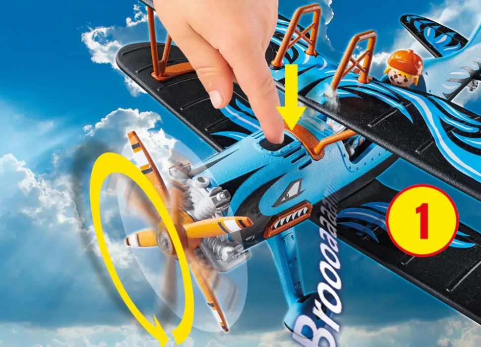 Playmobil 70831 Air Stuntshow Doppeldecker Phonix