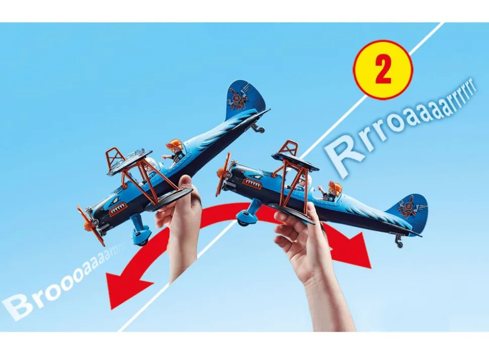 Playmobil 70831 Air Stuntshow Doppeldecker Phonix