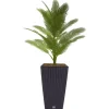 Polyrattan-Pflanztopf Mit Einsatz 26X50,5X26Cm Anthrazit