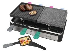 Raclette-Grill Mit Granitsteinplatte Fur 8 Personen