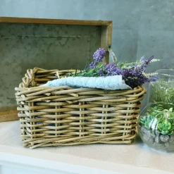 Rattankorb Aus Weidengeflecht 29X15X23Cm