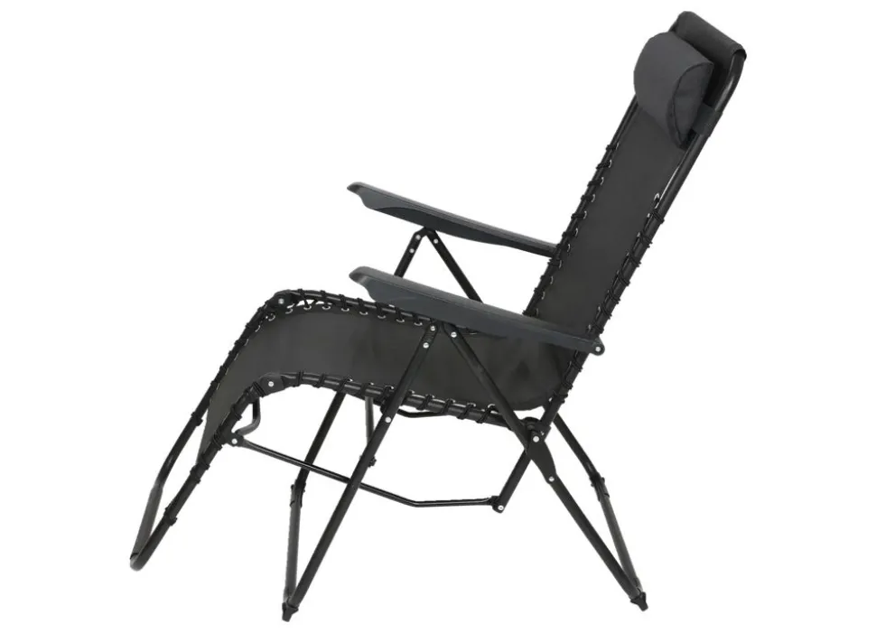 Relaxsessel Mit Kopfpolster Schwarz
