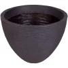 Rillentopf Rund 31Cm Anthrazit