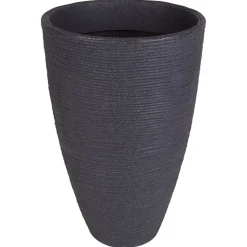 Rillentopf Rund 27,5Cm Anthrazit