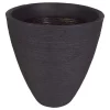 Rillentopf Rund 42Cm Anthrazit