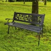 Rosen-Parkbank Schwarz