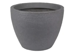 Runder Pflanztopf Stone 48X37,5Cm Grau