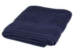 Saunatuch Aus Baumwolle 100X145Cm Navyblau