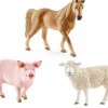 Schleich Spielfiguren-Set Farm World Tiere 3-Teilig