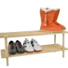 Schuhregal Aus Holz 74X26X29,5Cm